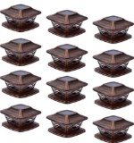 2 Modes Solar Fence Cap Light