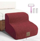 2-Tiers Foam Pet Stairs for Dogs and Cats