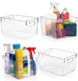ClearSpace Plastic Storage Bins 12? X 11?