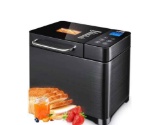 Bread Maker-Dual Heaters, 710W Bread Machine Stainless Steel