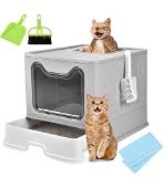 Homagico Foldable Cat Litter Box