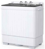 ROVSUN 26lbs Compact Twin Tub Portable Washing Machine
