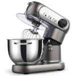 Stand Mixer, 6QT Tilt-Head Food Mixer, 600W Kitchen Electric Mixer, 6-Speed Tilt-Head Food Mixer