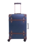 HoJax Vintage Luggage Retro Suitcase Travel Classic Trolley Luggage Trunk with Spinner Wheels, TSA