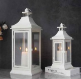 Set of 2 19.5''&13'' Outdoor Candle Lanterns