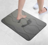 WOLMAZEN Luxury Diatomaceous Earth Shower Mat