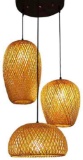 Bamboo Lantern Pendant Lamp LED Hanging