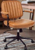 Arts wish Mid Century Office Chair Leather Desk