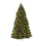 12 ft. Pre-Lit Dunhill Fir Hinged Artificial Christmas Tree