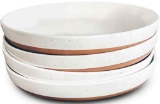 Mora Ceramic Flat Pasta and Large Serving Bowl