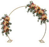 Metal Circle Balloon Arch Stand,8.5ft Round Backdrop