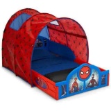 Delta Children Marvel Spider-Man Sleep and Play Toddler Bed with Tent