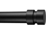 BRIOFOX Adjustable Modern Curtain Rods 1 Inch for Windows 72 to 144 inch