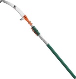 HUNKENR Tree Pruner Pole Saw Manual Extendable Long Tree Pruner Extendable