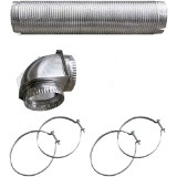 8 ft. Semi-Rigid Dryer Vent Kit with Close Elbows