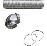 8 ft. Semi-Rigid Dryer Vent Kit with Close Elbows