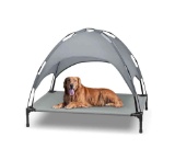 Elevated Dog Bed with Canopy