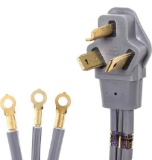 Smart Choice 6-Foot Long 30 Amp 3-Prong Dryer Cord