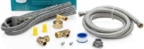 Smart Choice Dish Care 6? Stainless Steel Dishwasher Install Kit with Power Cord