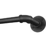 Side Window Curtain Rod, 1 Inch Curtain Rods for Windows 16 to 28, Small Curtain Rod, Short Curtain