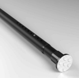Oxdigi Tension Curtain Rod, No-Slip Spring tension rod for Shower and Window, 102.4-122.1 inches