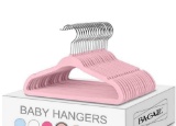 BAGAIL Kids Velvet Hangers 11? Inch Children's (50 pack)