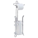 Bathroom Toilet Tissue Paper Roll Storage Holder Stand with Reserve