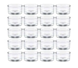 UPlana 36 Pack Clear Glass Tealight Candle Holders