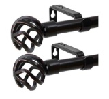 Oneach 2 Pack 28''-48'' Adjustable Curtain Rod