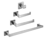 4-Piece Bathroom Hardware Towel Hook