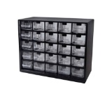 Buyongwant Plastic Parts Storage Hardware and Craft Cabinet, 25 Drawer Type Component Box ?Black?
