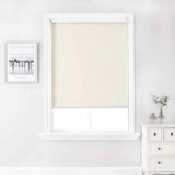 ChrisDowa 100% Blackout Roller Shade, Window Blind with Thermal Insulated