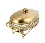 Stainless Steel Chafing Chafing Dish Buffet Set Stock Pot Buffet Warming Tray Buffet Dish Oval