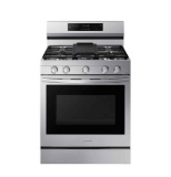 Samsung - 6.0 Cu. Ft. Freestanding Gas Convection+ Range with WiFi and No-Preheat Air Fry -
