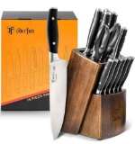 ODERFUN Knife Set with Block