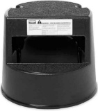 Rubbermaid Commercial Products Mobile Heavy Duty Plastic Step Stool