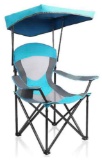 ALPHA CAMP Heavy Duty Canopy Lounge Chair Sunshade Hiking Travel