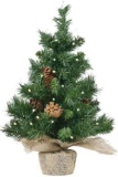 Ailgely Pre-lit Tabletop Mini Christmas Tree