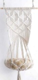 Macrame Cat Hammock Bed with Cushion