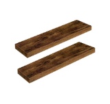 ALLOSWELL Floating Shelves, Decorative Wall Shelf Set of 2, 31.5 inch