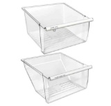 2 Pack Fridge Crisper Drawer
