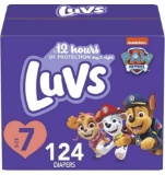 Luvs Pro Level Leak Protection Diapers Size 7 124 Count