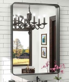 TokeShimi 24 x 36 Black bathroom Mirror