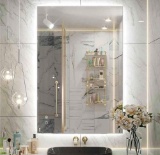 Keonjinn Backlit Mirror Bathroom 24 Inch LED Mirror
