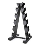 AKYEN Dumbbell Rack Stand Only, Weight Rack for Dumbbells Compact A-Frame Home Gym Space Saver