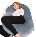 Chilling Home Pregnancy Pillows, C Shaped Full Body Pillow for 53 Inch Maternity Pregnant Women