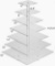 CHEERICI Acrylic Square Maypole Cupcake Stand