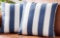 Nestinco Set of 2 Striped Pillow Covers Navy