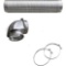 8 ft. Semi-Rigid Dryer Vent Kit with Close Elbows