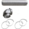 8 ft. Semi-Rigid Dryer Vent Kit with Close Elbows